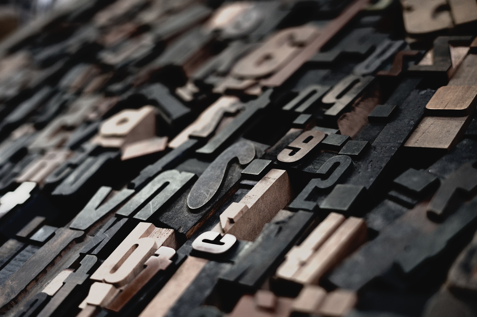 Typesetting in wood